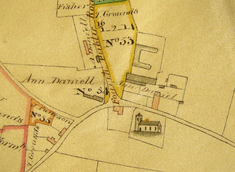 Hall Inclosure map 1811