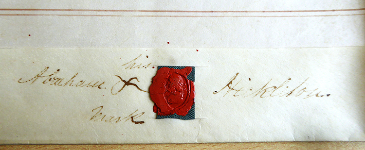 Abraham
Hickleton's mark