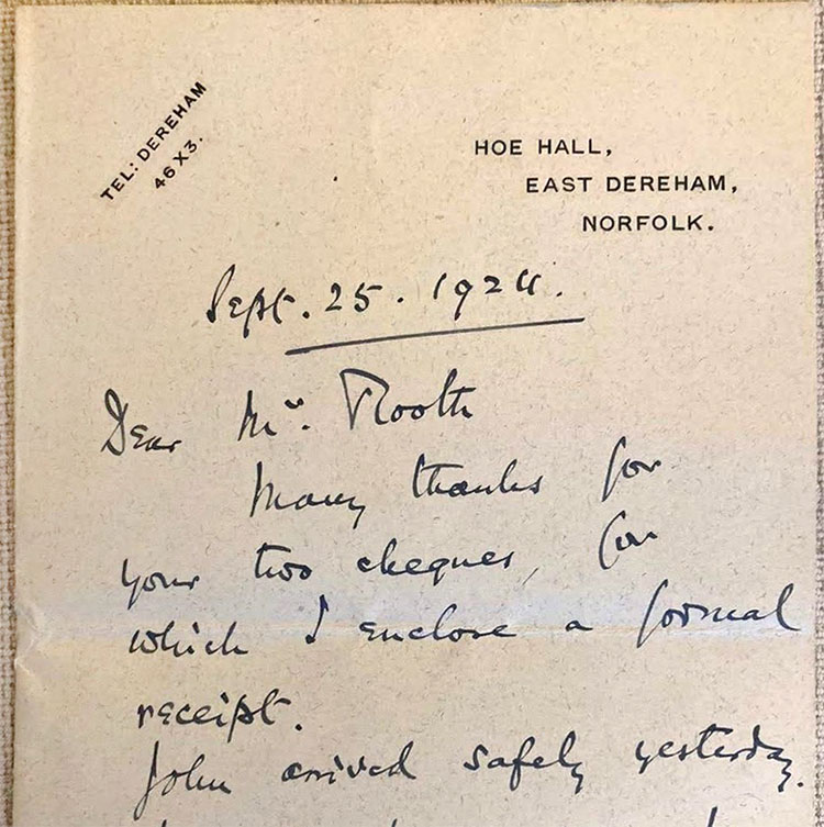 rooth letter